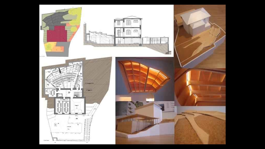 Proxecto e obra de arquitectura de Reforma do Centro Cultural Rosalía de Castro de Domaio-  Moaña